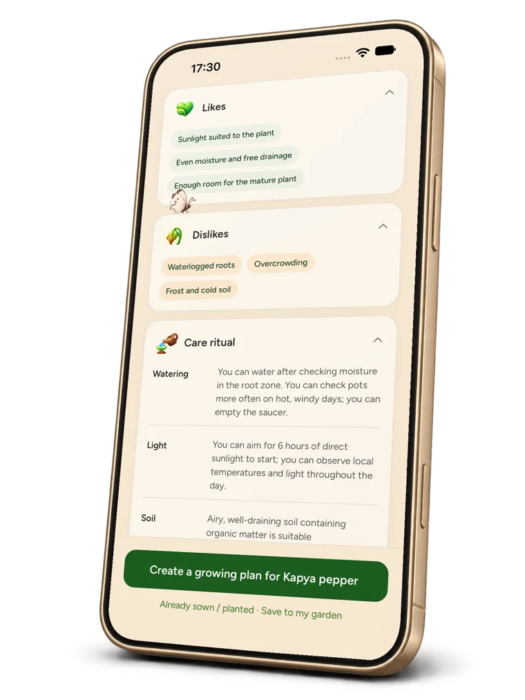 Plant care and development on iPhone